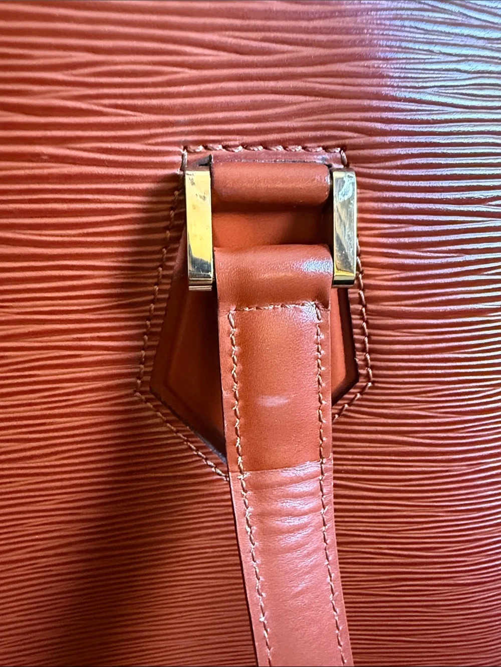Louis Vuitton Epi Duplex tote in  Kenyan fawn RARE VINTAGE